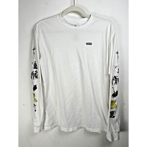 The Nightmare Before Christmas X Vans White Long Sleeve Graphic Print Shirt